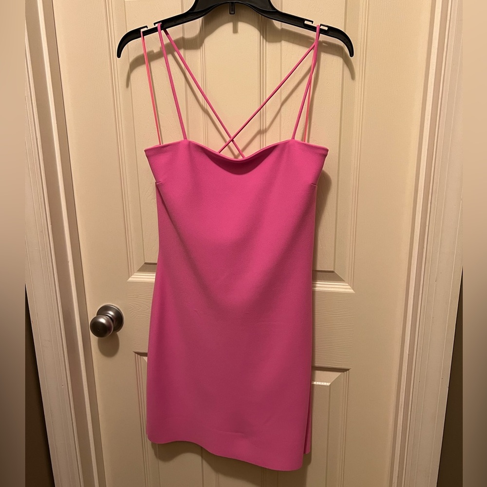 Amanda Uprichard Ronit Dress in Pink